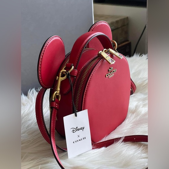 💰SOLD - CM194- Disney X Coach Mickey Mouse Ear Bag - Picture 4 of 14